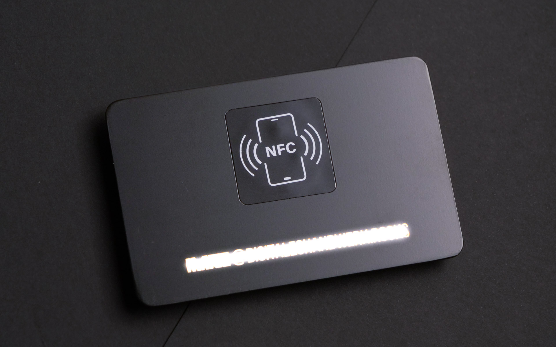 NFC card made of metal
